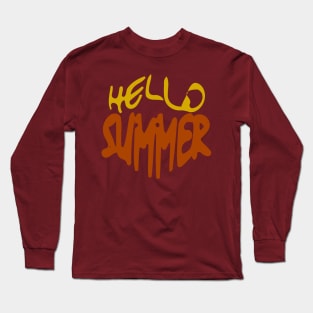 Hello summer Long Sleeve T-Shirt